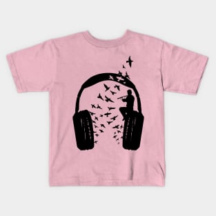 Headphone Flute Kids T-Shirt